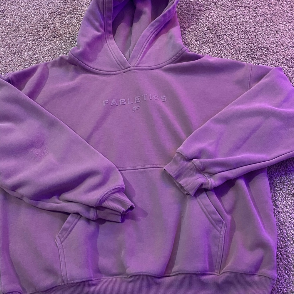 Fabletics Lavender Fleece Hoodie